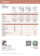 Faber Dapur Berdiri dengan Ketuhar 50L Free Standing Gas Cooker With Electric Oven FISSO 5583E/BK