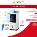 DENN Penyejuk Udara Air Cooler With Remote Control 7L AC-807TR