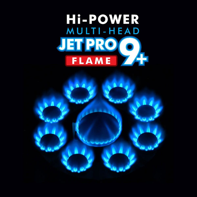 Milux 9 Burner Head Glass Hob Gas Cooker MGH-F288L