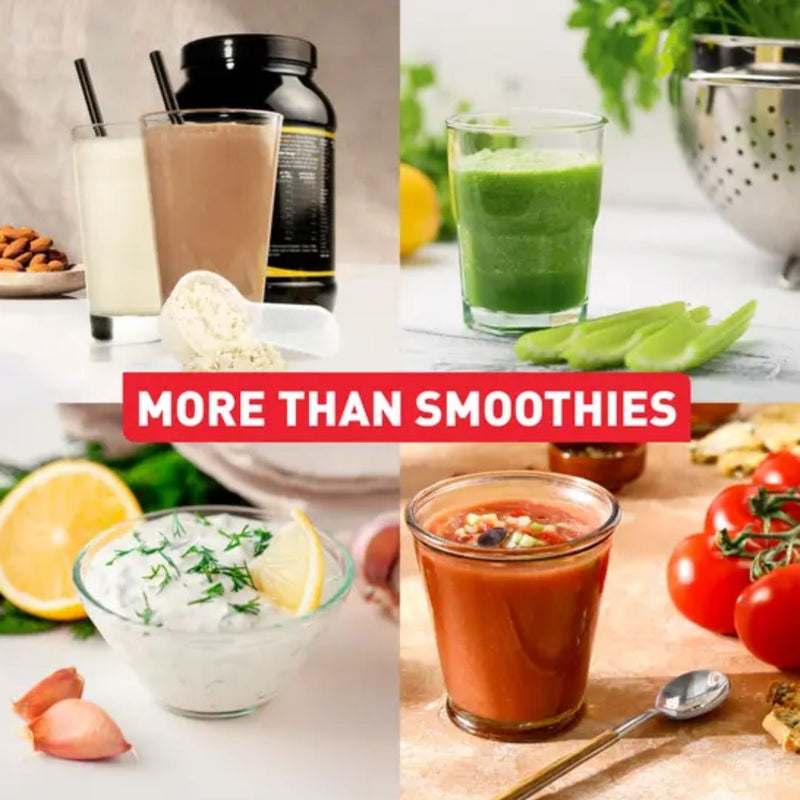 Tefal Lightmix Portable Electric Juicer Ice Crusher Fruit Blender BL1C0430 (BLUE / YELLOW)