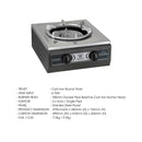 Butterfly Dapur Gas Tunggal - Stainless Steel Single Gas Stove BGC-35