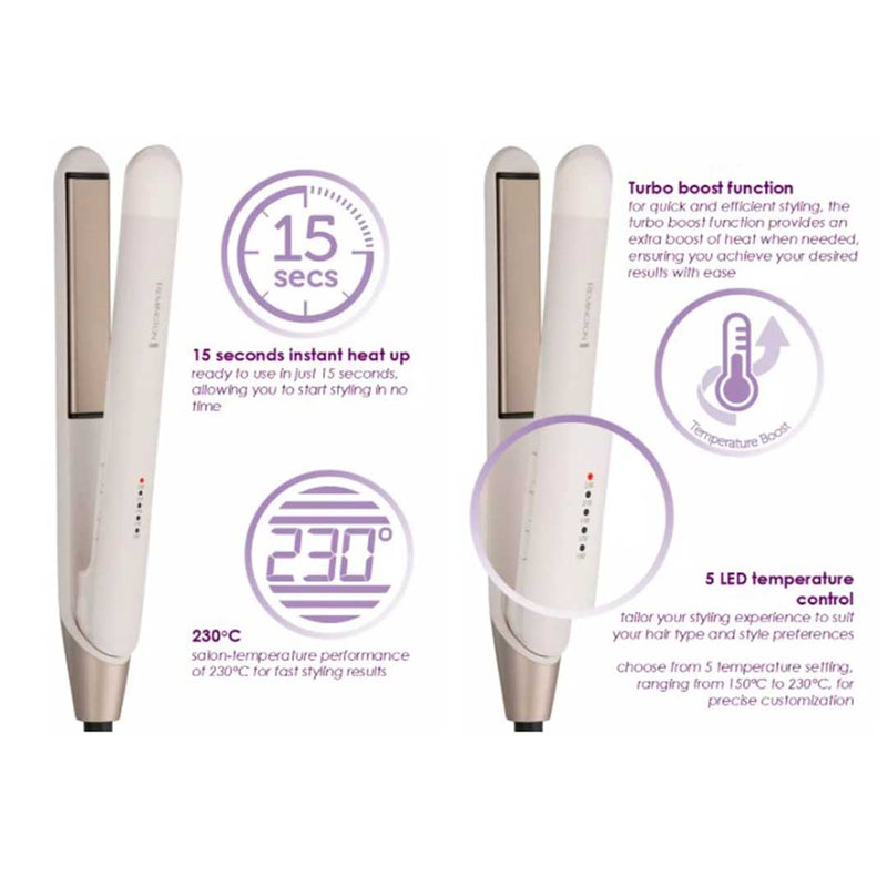 Remington Alat Pelurus Rambut Shea Soft Hair Straightener S4740