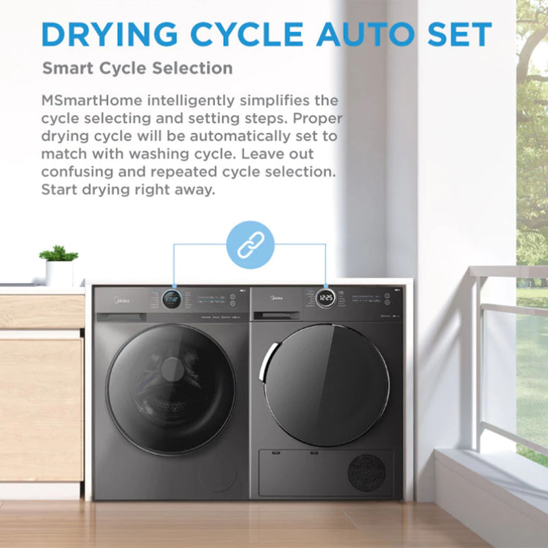 Midea 9.0KG Heat Pump Tumble Dryer MD200H90W