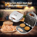 Trio Mesin Kuih Kapit Egg Rolls Maker (Kuih Kapit /Kuih sepit/Semprong) TEM-204