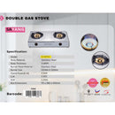 Sayang Dapur Gas Double Burner Gas Cooker ELH0702