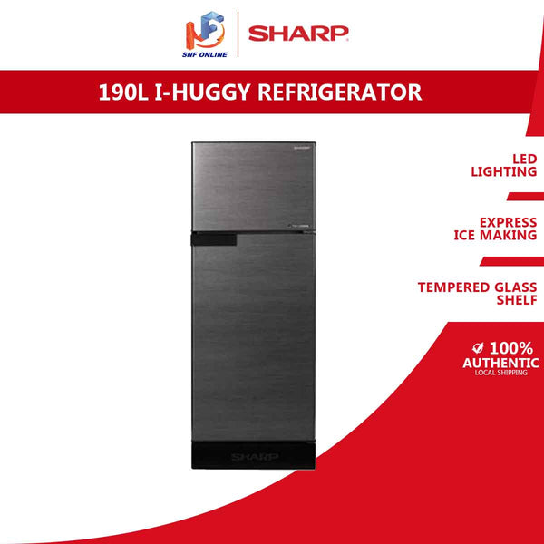 Sharp Fridge Refrigerator J - Tech Inverter ( 190L ) SJD210MD