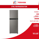 Toshiba Peti Sejuk Inverter 270L Refrigerator Inverter GR-RT300WE-PMY(DS)