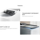 Midea Mesin Basuh Automatik 11KG Top Load Washer MA512W110DT
