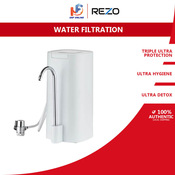 REZO Water Filtration System PURINZ 4 Stage (Matt White)