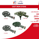 Chelstar Dapur Gas Besi Tuang Low Pressure Cast Iron Gas Stove C-30(RK) / C-40(RK) / C-50(RK) / C-501(RK) / C-20(RK)