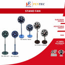 Pentec Kipas Berdiri Stand Fan TAC-2010 (10") TAC-2012 TAC-2012B (Brown/Blue) (12")