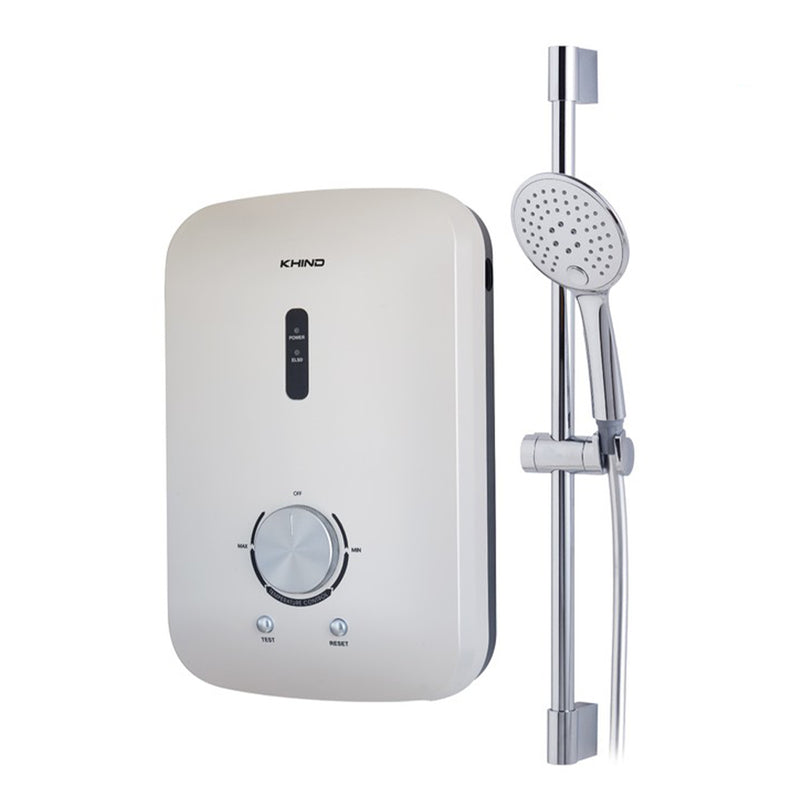 Khind Water Heater 3-Spray Non Pump WH803 (Pearl White)