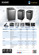 Khind Mesin Basuh 12Kg Fully Auto Washing Machine WM120A