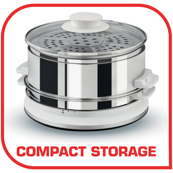 Tefal Convenient Stainless Steel Food Steamer VC1451