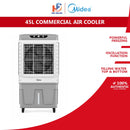 Midea 45L Commercial Air Cooler MAC-7045C
