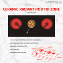 Lebensstil Kollektion 3 zones Ceramic Hob LKRH-9113W