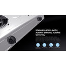 Midea Dapur Gas Meja Keluli Tahan Karat - Stainless Steel Tabletop Gas Hob MGS-T211S