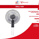 Butterfly Kipas Dinding 16" Wall Fan BWF-1651