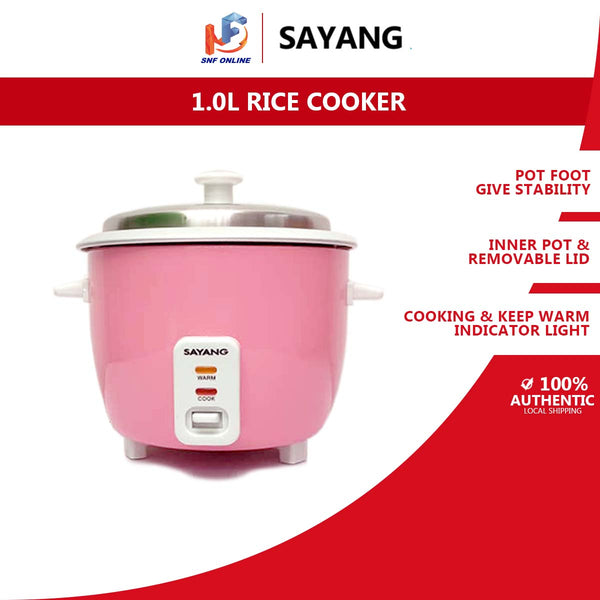 SAYANG Rice Cooker 1.0L YM20-GT (Pink)