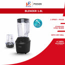 Phison Pengisar Blender 1.8L with Dry Mill PBL-2041 (Black)