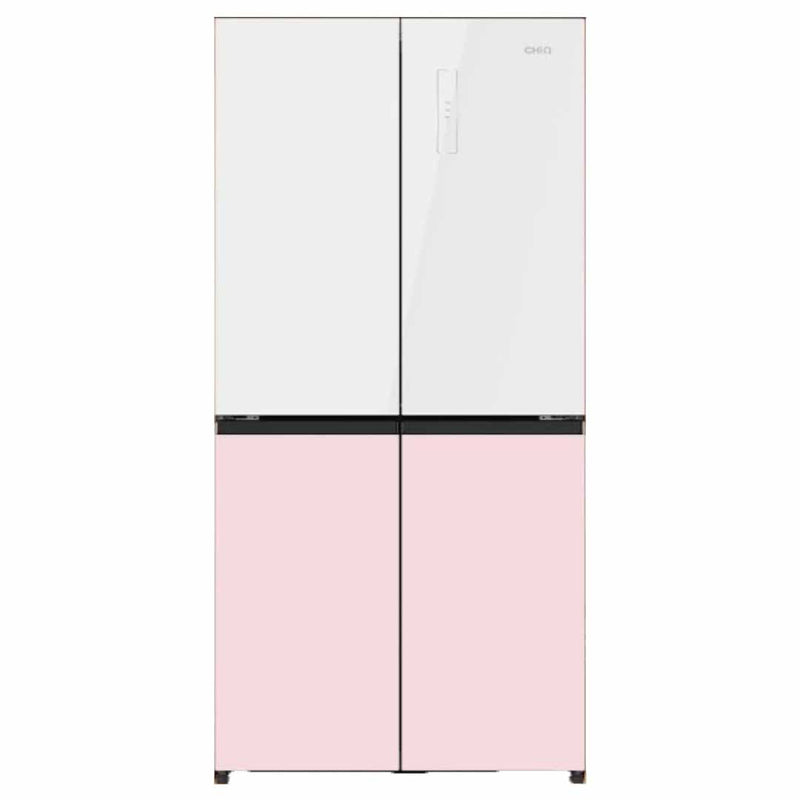 CHiQ Peti Sejuk 4 Pintu Refrigerator 4 Door Glass Bespoke Fridge Inverter (628L) CCD628NG-GWH CCD628NG-GBP
