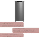 Midea Peti Sejuk Single Door Refrigerator (Silver) MDRD229FGD42-MY (158L) MDRD230FGD42-MY (163L)