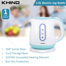 Khind Cerek Elektrik 1.0L Electric Jug Kettle EK101