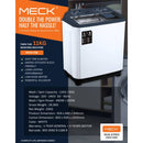Meck Mesin Basuh Twin Tub Semi Auto Washing Machine MWM-6508 (6.5kg) / MWM-1188 (11kg)