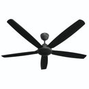 Deka Kipas Siling 5 Blade Ceiling Fan With Remote Control (56") DK10BK UPGRADE to K5 (MattBlack)