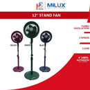 Milux 12’’ Gale Fan Stand Fan Kipas Berdiri MGF-12
