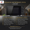 Sharp Pemanas Lauk 20L Microwave Oven R203EBKMA