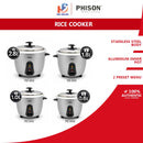 Phison Periuk Nasi - Rice Cooker PRC-8406 (0.6L) / PRC-8410 (1.0L) / PRC-8418 (1.8L) / PRC-8428 (2.8L)