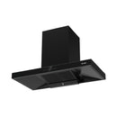 Elba Hub Dapur Designer Hood EH-R9033(BK) + Elba Dapur Gas Kaca Glass Stove EGH-M8442G(BK) - High Quality Tempered Glass, Black (4.8kW)