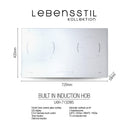 Lebensstil Kollektion Built in Induction Hob White Series LKIH-7132WS
