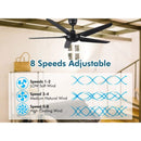 Regair INOVO V15 5B 54" DC Motor Ceiling Fan with Remote Control V15