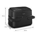 Philips Penggoreng Tanpa Minyak Digital Air Fryer with Dual Basket 1000 Series (7.1L) NA150/09