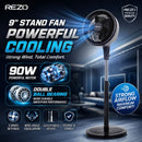 Rezo Kipas Berdiri Stand Fan 90W V8S (8") / V10S (9")