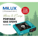 Milux Dapur Gas Tunggal Mudah Alih Portable Gas Stove KK-2002