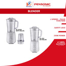 Pensonic Pengisar 1.0L 2 Speed Blender PB-3303 (NO MILLER) / PB-3303M (WITH MILLER)