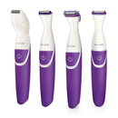 PHILIPS Pencukur Women Private Bikini Trimmer Hair Removal Wet & Dry Showerproof Click-on Shaving Head BRT383/15