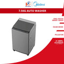 MIDEA Mesin Basuh Automatik 7.5kg Fully Auto Washing Machine Mesin Basuh MFW-EC750 MA100W75 MA102W75