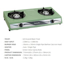 Butterfly Dapur Gas Epoxy Double Gas Stove BGC-668