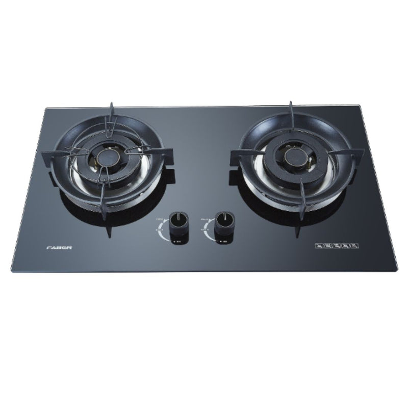 Faber Dapur Gas Tanam - 2 Burner Built In Gas Hob FBIH-G752B520TG