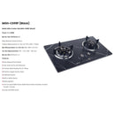 Milux Dapur Gas Sintered Stone Panel Cooker Hob (4.8kW) MGH-C699F (Black)
