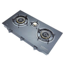 Faber Dapur Gas 3 Burners Glass Gas Stove FC GLAZZO G3713 / FC GLAZZO G343