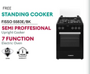 Faber Dapur Berdiri dengan Ketuhar 50L Free Standing Gas Cooker With Electric Oven FISSO 5583E/BK