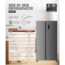 Khind Peti Sejuk - 720L Side by Side Dual Inverter Refrigerator (720L) RFS720A