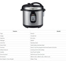 Butterfly Periuk Tekanan 8.0L Electric Pressure Cooker BPC-5080