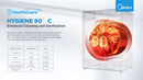 Midea Mesin Basuh Muatan Depan 8.5KG Front Load Washing Machine INVERTER MF100W85B