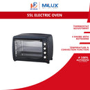 Milux Ketuhar Elektrik Electric Oven 55L MOT-55